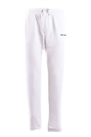 Karl Lagerfeld Bukser, Herre, Hvid, L, Bomuld, Jump Sweats