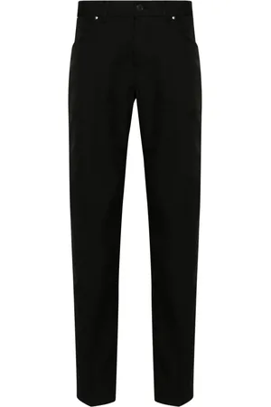 Tom Ford Bukser, Herre, Sort, W34, Uld, Uldblandingsbukser