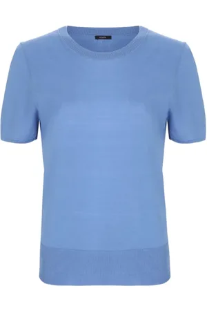 Joseph Top, Dame, Blå, XL, Bomuld, T-shirt