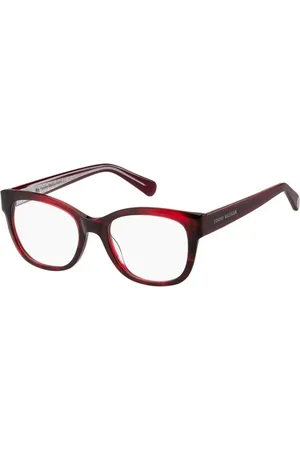 Tommy Hilfiger Tilbehør, unisex, Rød, 51 MM, Uld, Stilfulde solbriller