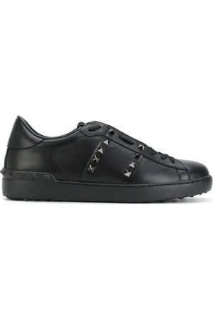 VALENTINO GARAVANI Sko, Herre, Sort, 41 EU, Rockstud Untitled Sneakers