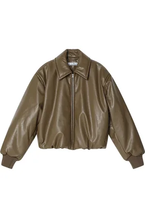 Acne Studios Jakke, Dame, , XS, Læder, Signatur Bomberjakke