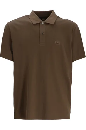 C.P. Company Top, Herre, Grøn, XL, Grøn Polo Skjorte Kortærmet
