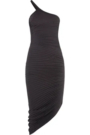 Serafini Kjole, Dame, Brun, 2XS, Strikket Kjole