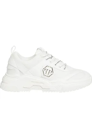 Philipp Plein Sko, Herre, Hvid, 42 EU, Predator Sneakers