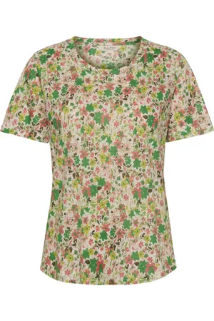 Part Two Top, Dame, Flerfarvet, 2XL, Nemiaspw TS Toppe T-Shirt