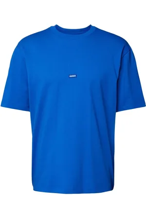HUGO BOSS Top, Herre, Blå, M, Bomuld, Neloy T-Shirt
