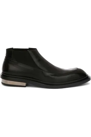 Jil Sander Sko, Herre, Sort, 45 EU, Læder, Lave Støvler