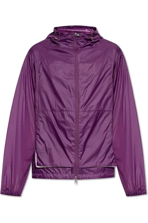 Moncler Jakke, Herre, Lilla, L, Uld, Jakke Lamo