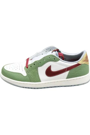 Jordan Sko, unisex, Grøn, 37 1/2 EU, Uld, Year of the Dragon Sneakers
