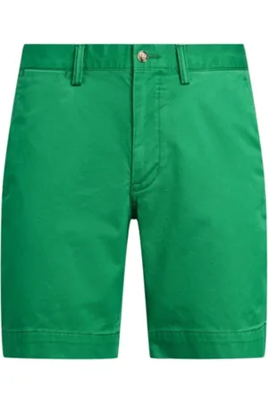 Ralph Lauren Shorts, Herre, Grøn, W38, Bomuld, Cruise Cotton Shorts