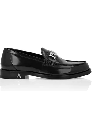 Philipp Plein Sko, Herre, Sort, 43 EU, Uld, Stilfulde Loafers