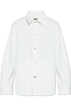 Jil Sander Jakke, Herre, Hvid, M, Denim, Denimjakke