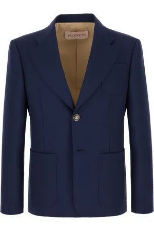 VALENTINO GARAVANI Jakke, Herre, Blå, XL, Bomuld, Blazer