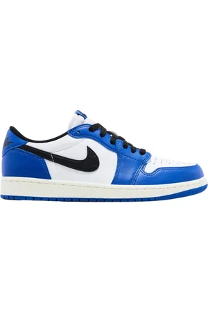 Jordan Sko, Herre, Blå, 45 EU, Læder, Game Royal Low Top Sneakers