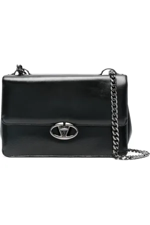 VALENTINO GARAVANI Taske, Dame, Sort, ONE SIZE, Uld, Vlogo Skuldertaske