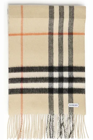 Burberry Tilbehør, unisex, , ONE SIZE, Uld, Ternet Print Vendbar Tørklæde