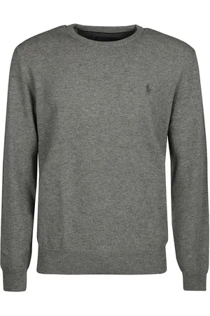 Ralph Lauren Sweathshirts & Hoodies, Herre, Grå, XL, Bomuld, Langærmet sweater