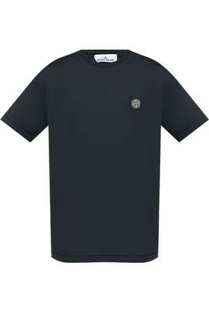 Stone Island Top, Herre, Blå, 2XL, Bomuld, Casual T-Shirt A0020