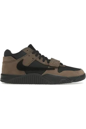 Jordan Sko, Herre, Brun, 38 1/2 EU, Læder, Jumpman Jack Travis Scott Dark Mocha Sneakers