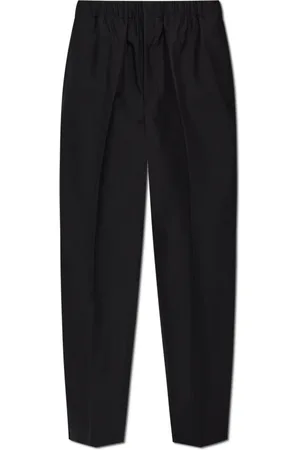 Jil Sander Bukser, Herre, Sort, L, Bomuld, Creased Bukser