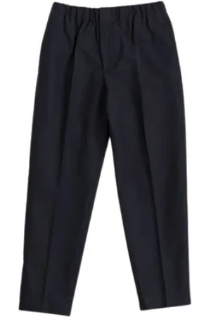 Jil Sander Bukser, Herre, Sort, M, Bomuld, Navyblå Casual Bomuldsbukser