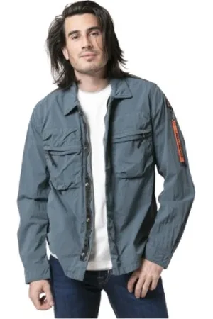 Parajumpers Jakke, Herre, Blå, XL, Uld, Sur-Shirt Jakke