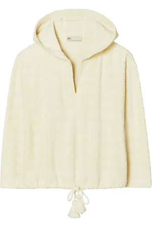 Tory Burch Sweathshirts & Hoodies, Dame, , S, Uld, Klassisk Ivory Hættetrøje