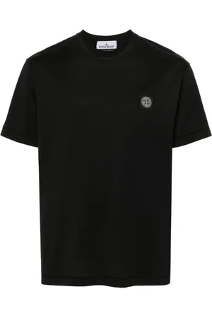 Stone Island Top, Herre, Sort, L, Bomuld, T-shirt