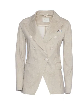 Circolo Jakke, Dame, , XS, Bomuld, Sten Dobbeltspændt Blazer