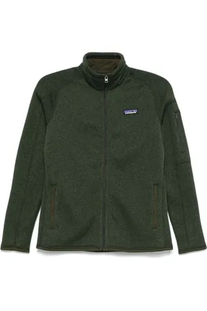 Patagonia Sweathshirts & Hoodies, Dame, Grøn, XS, Uld, Sweaterjakke med lynlås og logo