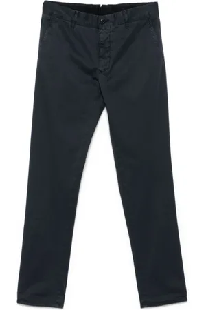 Incotex Bukser, Herre, Blå, W34, Uld, Blå Jeans for Stilfuld Komfort