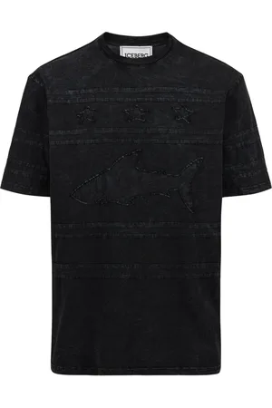 Iceberg Top, Herre, Sort, L, Bomuld, Relaxed fit sort T-shirt