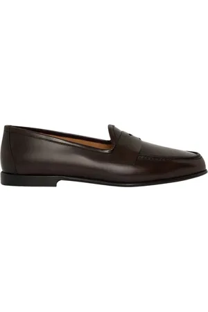 Kiton Sko, Herre, Brun, 43 EU, Læder, Børstet kalveskinds loafer