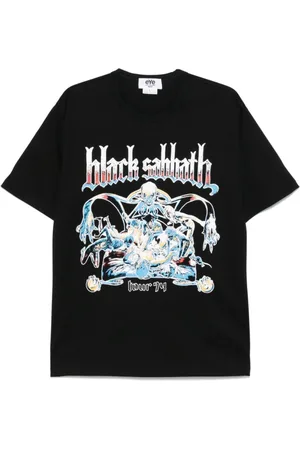 JUNYA WATANABE Top, Herre, Sort, L, Sort T-shirt Sabbath x Comme des Garçons