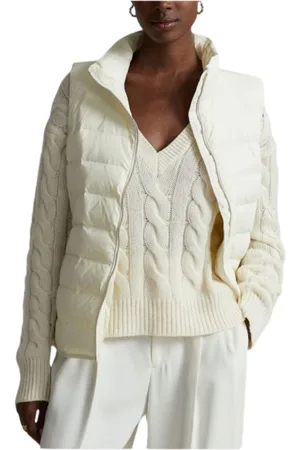 Ralph Lauren Jakke, Dame, Hvid, S, Nylon, Nylon Vest