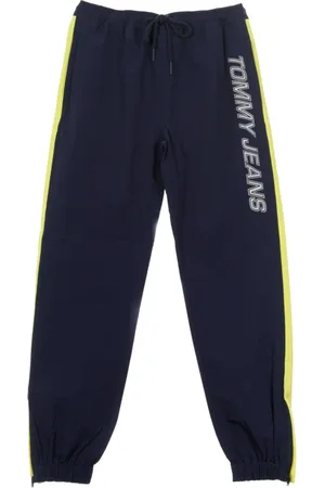 Tommy Hilfiger Bukser, Dame, Blå, S, Bomuld, Tracksuit Bukser