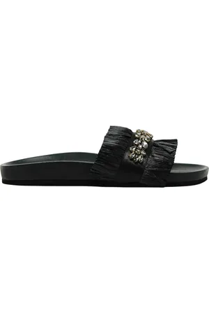 DE SIENA Sko, Dame, Sort, 39 EU, Uld, Sandaler