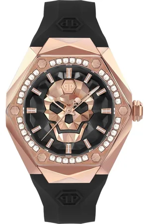 Philipp Plein Tilbehør, Herre, Sort, ONE SIZE, The $Kull Spikes Watch