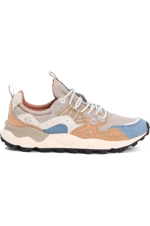 Flower Mountain Sko, Herre, Flerfarvet, 44 EU, Grå Sneakers Gummisål