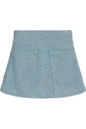 IRO Nederdel, Dame, Blå, L, Tweed, Tweed Nederdel