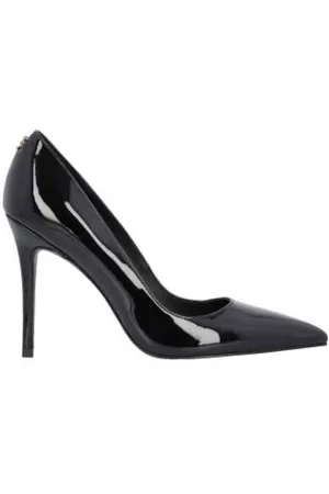 Pinko Sko, Dame, Sort, 39 EU, Læder, Skinnende Pumps med Hæl