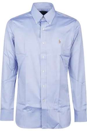 Ralph Lauren Skjorte, Herre, Blå, 2XL, Bomuld, Sofistikeret True /White skjorte