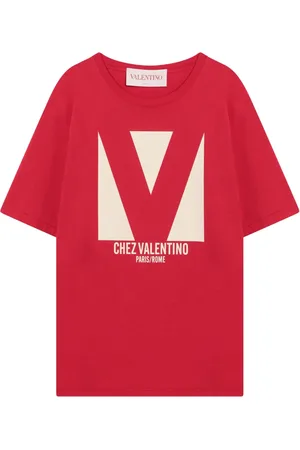 VALENTINO GARAVANI Top, Herre, Rød, S, Bomuld, Chez Valentino T-shirt