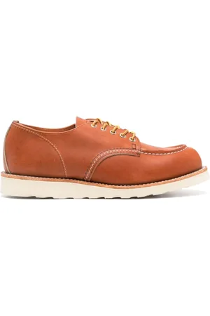 Red Wing Sko, Herre, Brun, 44 EU, Læder, Brun Læderstøvler Glat Korn Design