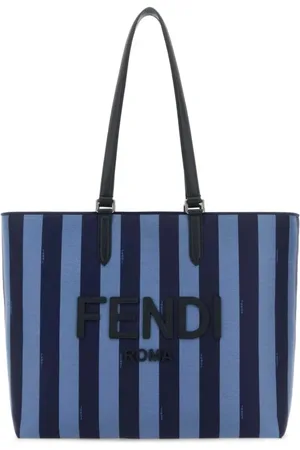 Fendi Taske, Herre, Blå, ONE SIZE, Natblå Mirto Shopper Taske
