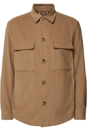 HUGO BOSS Jakke, Herre, , 2XL, Skjortejakke med Brystlommer