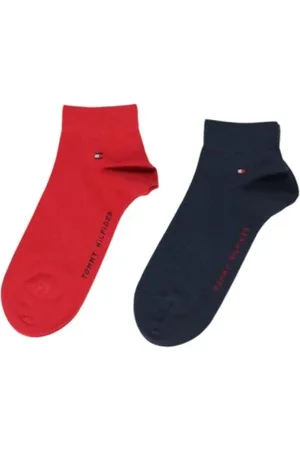 Tommy Hilfiger Undertøj, Herre, Flerfarvet, S, Bomuld, Ankelstrømper 2 par