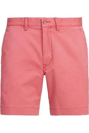 Ralph Lauren Shorts, Herre, Rød, W33, Uld, Stilfulde Bukser