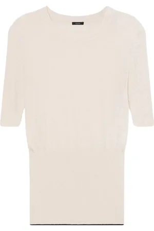 Joseph Strik, Dame, , L, Bomuld, Refined Cotton Silk Top